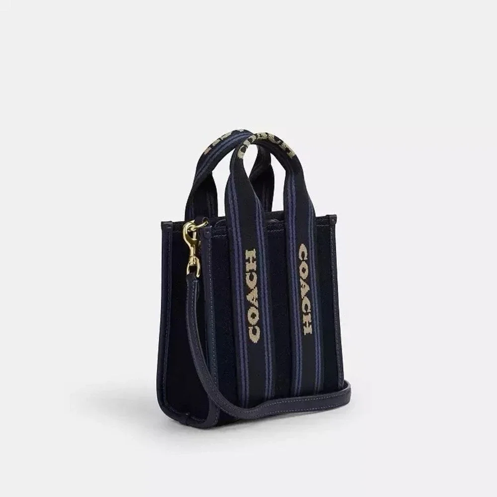 Coach‎ Smith Mini Tote Bag CCL74 Dark Denim Multi Denim NEW